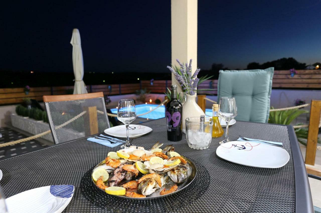 Punta Garden Pool House Villa Posedarje Ngoại thất bức ảnh