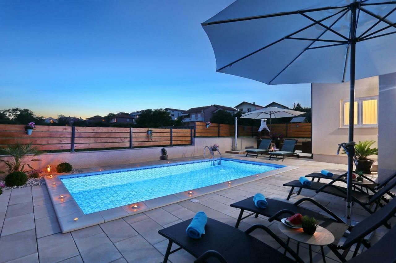 Punta Garden Pool House Villa Posedarje Ngoại thất bức ảnh