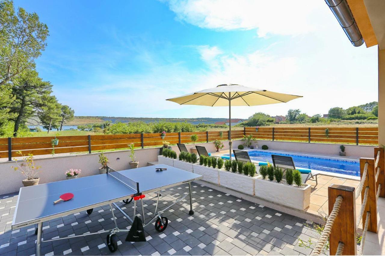 Punta Garden Pool House Villa Posedarje Ngoại thất bức ảnh