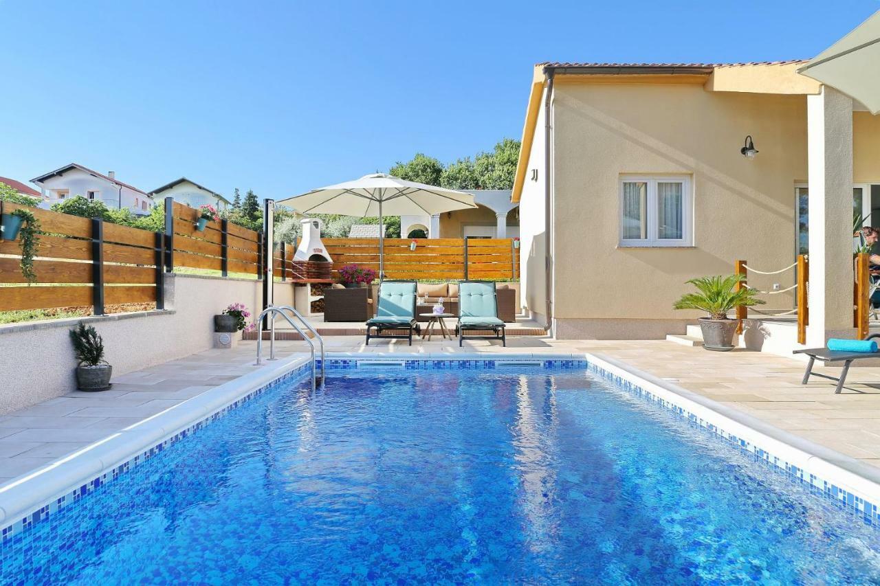 Punta Garden Pool House Villa Posedarje Ngoại thất bức ảnh